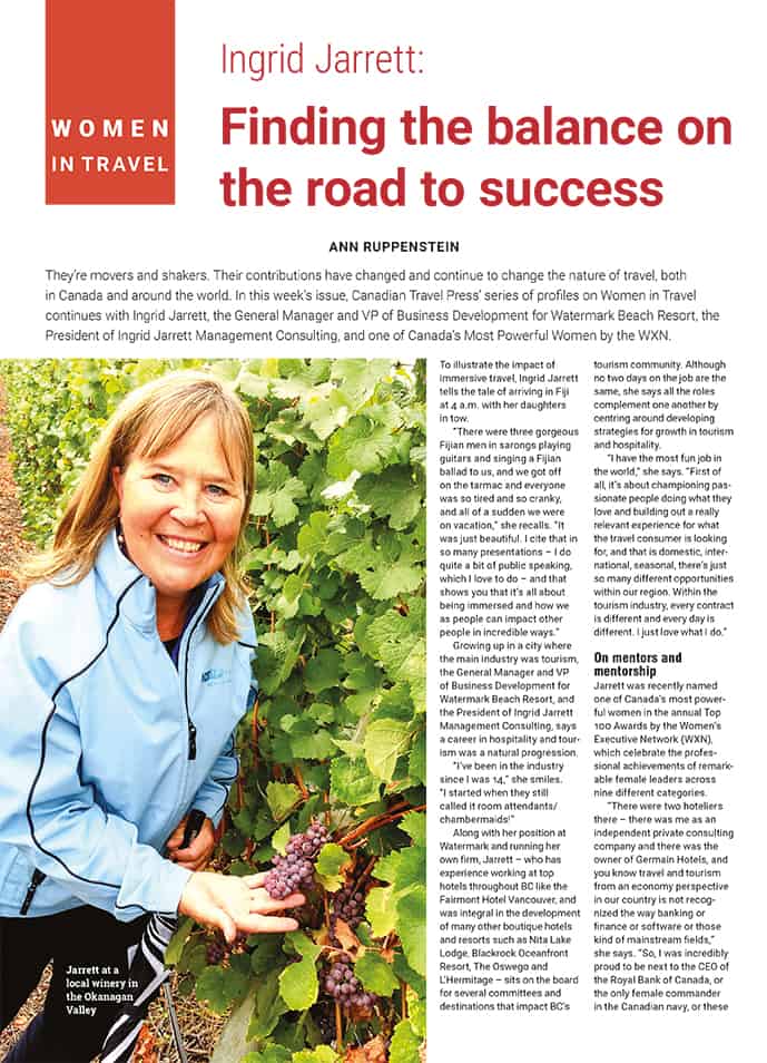Women In Travel Feature